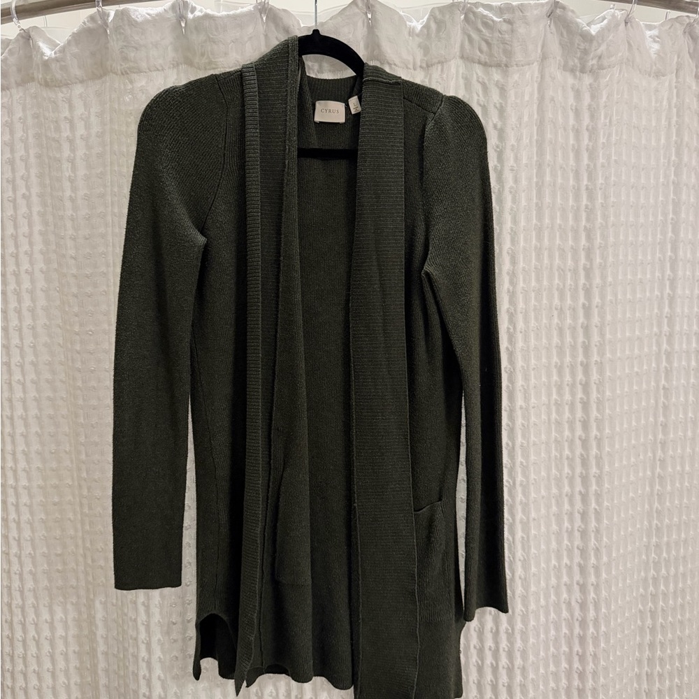 Olive Green Women's Cardigan